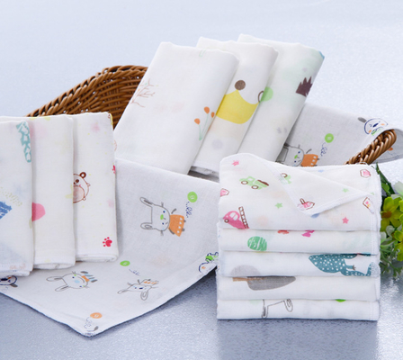 Zwei 40S 125GSM Schichten Doppelt-Gauze Material Bamboo Swaddle Blanket