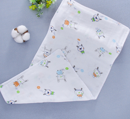 Baumwoll-Gauze Fabric Anti Uvs 110GSM des Doppelt-60S Kindertaschentuch