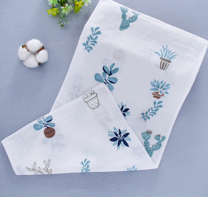 Baumwoll-Gauze Fabric Anti Uvs 110GSM des Doppelt-60S Kindertaschentuch