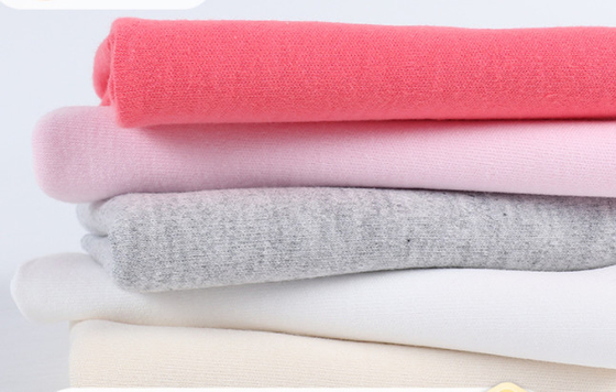 Kleidungs-natürlicher Gauze Fabrics 40S des Baby-190GSM Kamm-Bürsten-Doppel-Jersey