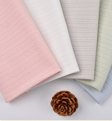 Antibakterielle komplette Baumwolle natürlicher Gauze Fabric 40S strickt Doppelstrich-Jacquardwebstuhl