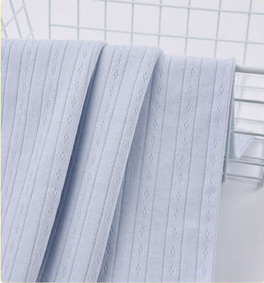 Antibakterielle komplette Baumwolle natürlicher Gauze Fabric 40S strickt Doppelstrich-Jacquardwebstuhl