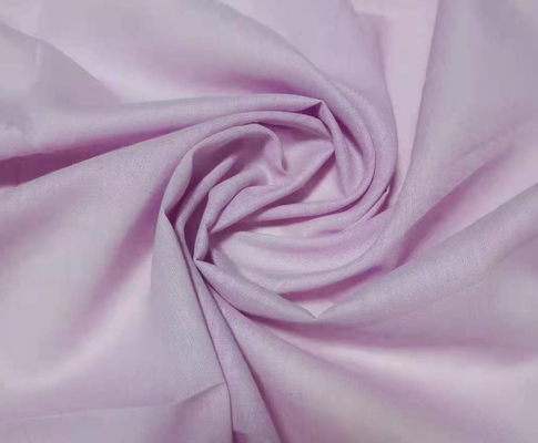 Satin-Baumwollhemd-Gewebe-Blusen schätzen Sheen Summer Clothing 80Sx80S 125GSM gering