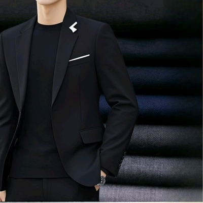 62% Polyester 29% Rayon 4% Spandex Fabric Teryene Blend Suit Fabric