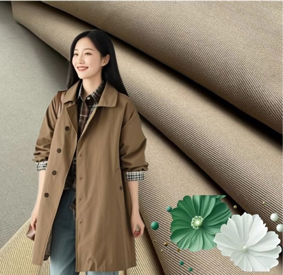 35% Cotton / 65% Polyester 240 G/M²  Workwear Jacket Uniform  Coats Fabric