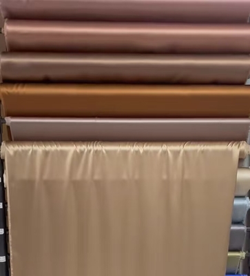 Doppelseitig Satin Imitation Seide 97% Polyester 3% Spandex Satin Polyester 190gsm Abendkleider Bluse und Schal