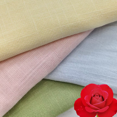 220 GSM Atmungsaktive faltenfeste Leinenfasern für Blusen und Hemden
