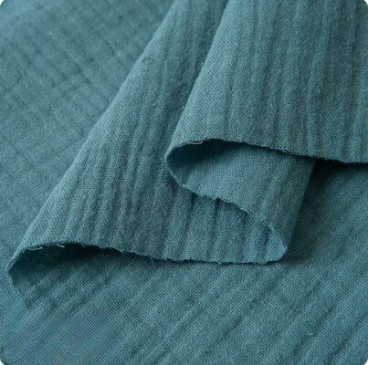 135GSM 100% Baumwolle Doppelgarnstoff mit mehr als 200 Farben für Babykleidung und Kinderbekleidung