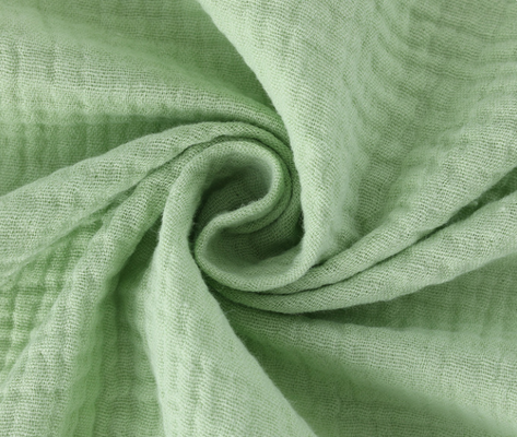 100% Baumwolle, doppelter Spinnstoff. Baby-Muslin-Stoff. Baumwolle, Spinnstoff