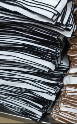 Premium 70% Bambusfaser & 30% gekämmte Baumwolle Doppelspinnstoff mit 40S feinem Garn und 100 GSM für luxuriöse Weichheit