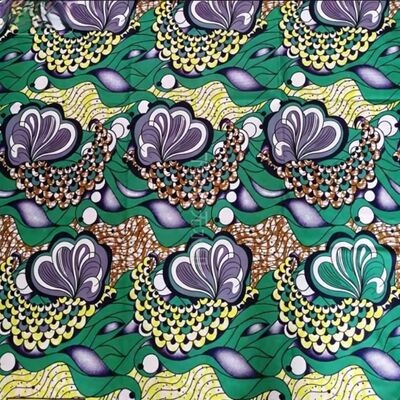 Premium 100% Baumwolle afrikanischer Wachs Druckstoff mit lebendigen Farben und 115cm Breite