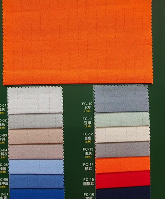 Anti-Static Wrinkle-Resistant 210gsm Uniform Fabric for Professional Workwear