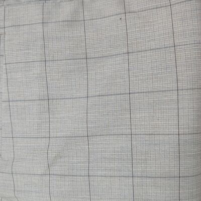 70% Polyester 27% Viskose 3% Elasthan 175 g/m² Garngefärbtes Karomuster für Anzüge, Stoff für Uniformen