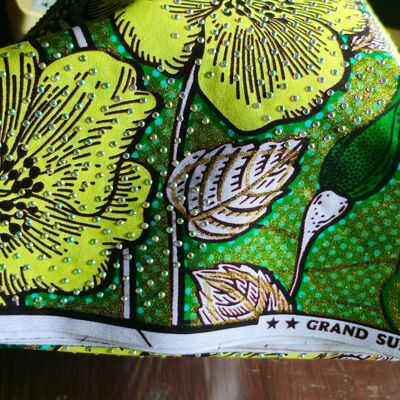Premium 100% Cotton African Wax Print Fabric with Vibrant Colors and 115cm Width