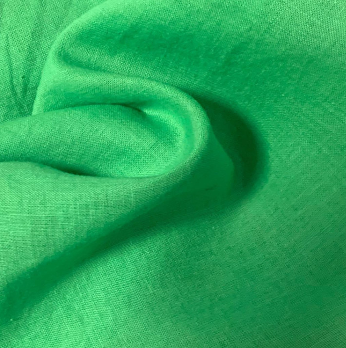 Bequeme natürliche grüne Gauze Fabric 120gsm Baumwolle Gauze Fabric For Clothing 32S