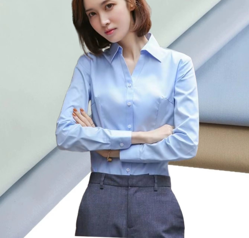 60% Baumwolle 40% Polyester Twill CVC Stoff ` Hosen Alltagsbekleidung 125gm Bürokleidung